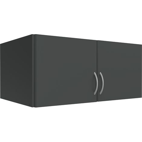 Aufsatzschrank graphit MIAMI-43, B/H/T ca. 80/40/54 cm (1/3)