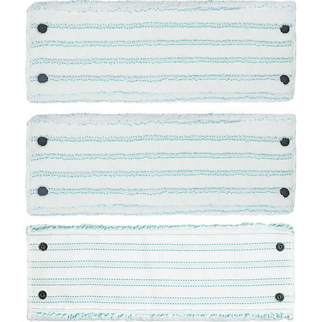 Balais Serpillères de Rechange, Serpillères en Microfibre pour Leifheit Clean Twist M Micro Duo Têtes de Recharge de Vadrouille Chiffon 3 Pièces