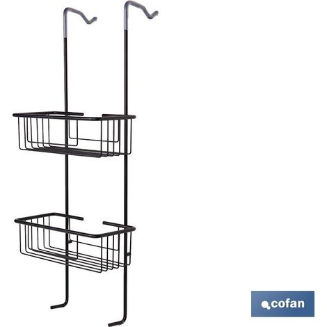 Panier de douche double en acier inoxydable 70,3 cm (1/4)
