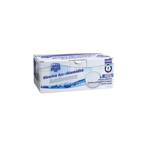Recharges de tablettes absorbantes Airmax Lavande - 4 recharges 450 gr. chaque