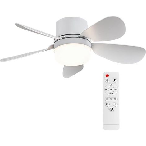 Ventilador con luz y control remoto, Montaje con rosca E26/E27, Regulable, 1000 lúmenes, Diámetro de 16,54 pulgadas, cocina y sala de estar (1/5)