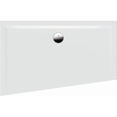 Ricevitore Doccia Hoesch Muna A Sinistra Con Antiscivolo 1200X900X30Mm Bianco