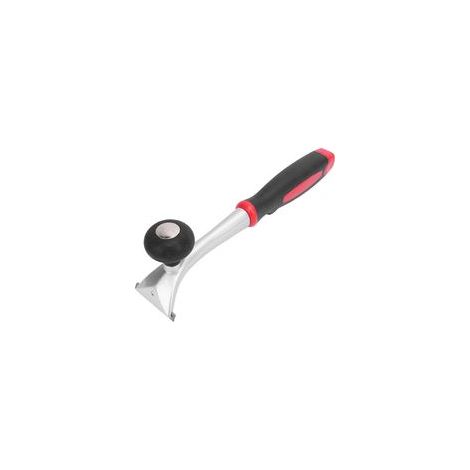 Grattoir Peinture En Carbure, 63mm Grattoir à Bois Racleur Lame Grattoir à Tirer Universel Ergonomique Pour Enlever La Peinture, La Colle, Le Vernis Pour Bois, Sol, MéTal, Pierre Et BéTon