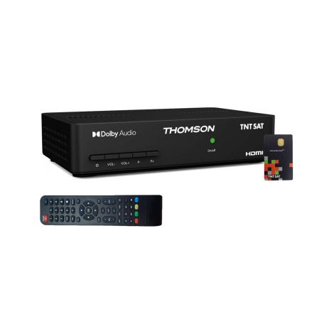 THOMSON Récepteur Reconditionné TV Satellite Full HD + Carte d'accès TNTSAT V6 Astra 19.2E (1/4)