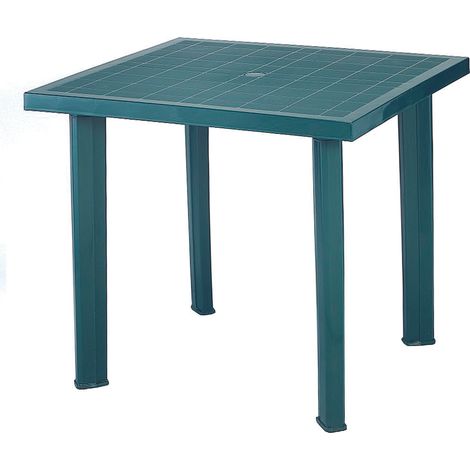TAVOLO DA GIARDINO FIOCCO VERDE CM.80X75X72H.  cm.80x75x72h.  peso kg.6,2
