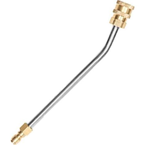 Baguette d'extension pour nettoyeur haute pression, 17 cm, 3600 psi, tige coudée en acier inoxydable, tige courbée à 30° (1/4)