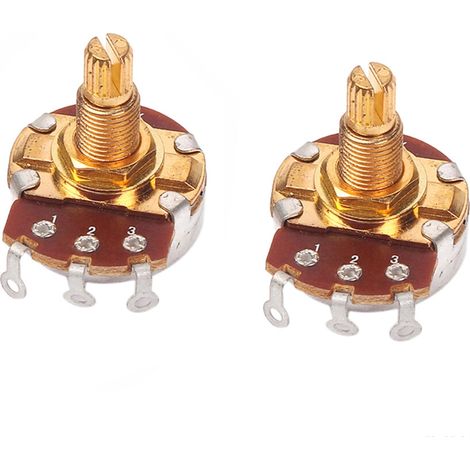 2 pièces potentiomètre guitare basse volume tonalité commutateur A250K (1/5)