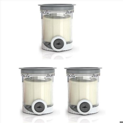 3x Pinte et Couvercle, Plastique, Lave-vaisselle, Pour Sorbetière Swirl Série NC700, Maison (1/5)