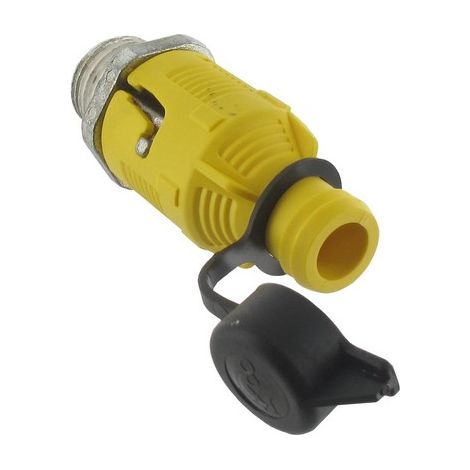 Bouchon vidange moteur – Compatible Briggs, Kohler, Tecumseh – Vidange rapide à valve – Longueur filetage 12mm, diamètre 16.5mm