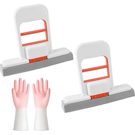 Mini Serpillière Éponge Auto-pressante - Balai Pliable Télescopique - Pour Salle De Bain Cuisine Voiture - Lot De 2 (1/5)
