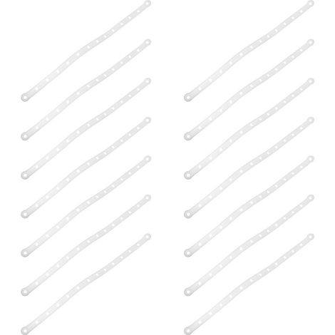 20 pièces Lot de Bandes de Connexion pour Cintres Organisateur de Placard Économiseur Espace Bandes Plastique Résistantes pour Rangement Vertical des Vêtements (1/5)
