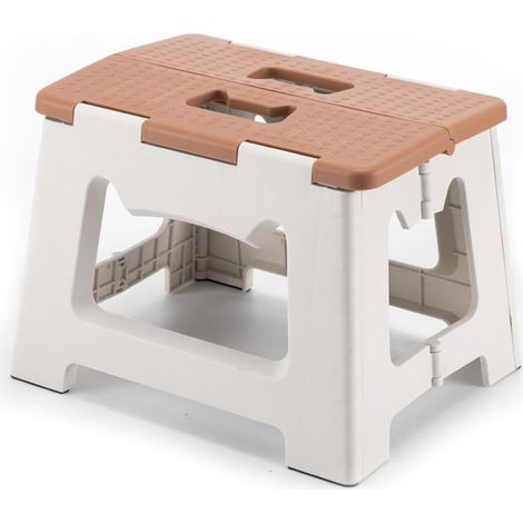 Repose-pieds pliable adapté aux enfants et aux adultes, repose-pieds portable et pliable pour les tout-petits, petit repose-pieds pliable en plastique pour la cuisine et la salle de bain (1/5)