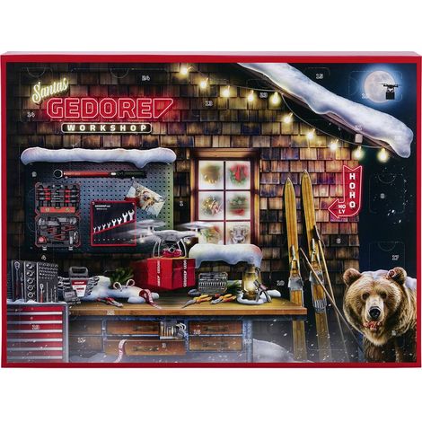 Calendario degli attrezzi Gedore rosso 51 pezzi borsa pratica (1/5)