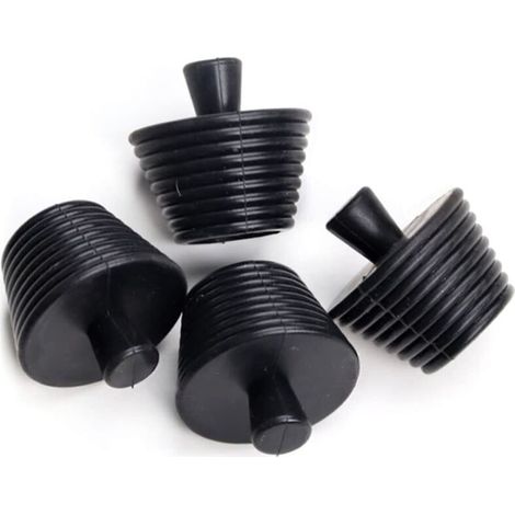Bouchons de Vidange Universels 4 Pièces Bouchon Robinet Evier Bouchon de Vidange Baignoire Bouchon de Vidange en Silicone Bouchon D'étanchéité de Tuyau D'évacuation Bouchon Universel (1/5)