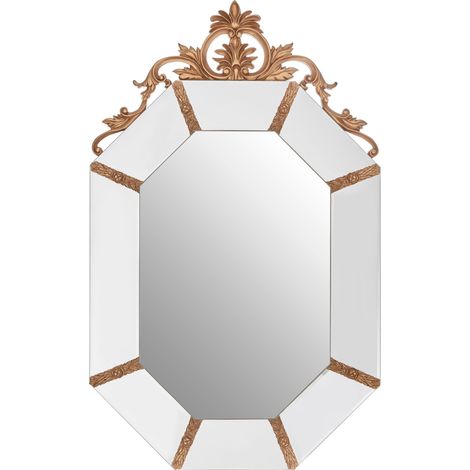Premier Housewares Wall Mirror with Gold Resin Frame (1/5)