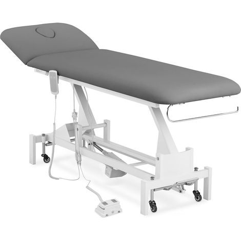 Table de massage - 1 moteur - 200 kg - gris blanc (1/5)