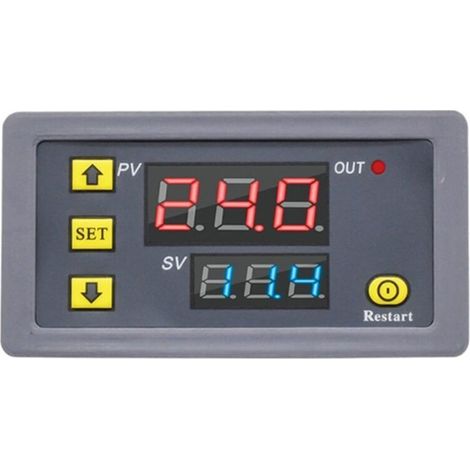 Relais Temporisé NuméRique Affichage LED Minuterie de Cycle Interrupteur Commande RéGlable AC110-220V