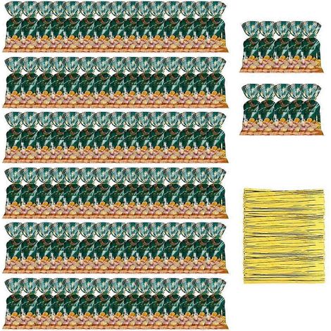 Lot de 100 sachets à biscuits Ramadan, refermables, pour la préparation de bonbons et autres pâtisseries. (1/4)