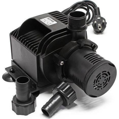 Pond pump, Flow rate 4000 l/h, 65 W, 3 m delivery head, For pool filter, fountain, garden (1/5)