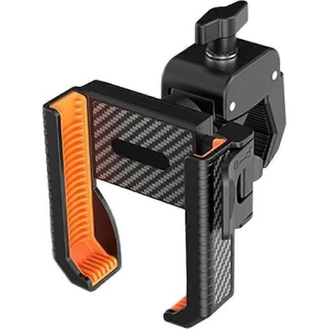 Supporto per cellulare da golf cart: la clip si installa in 3 secondi, si blocca e si sblocca in 1 secondo, compatibile con iPhone e Galaxy. (1/5)