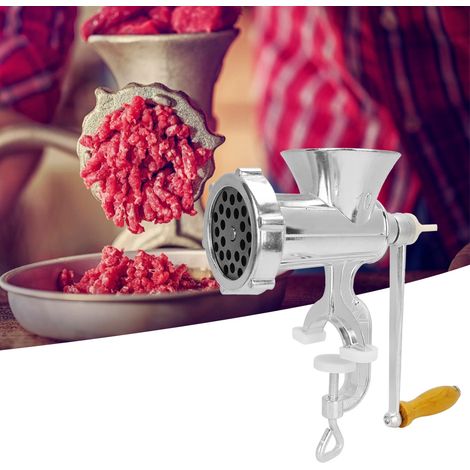 Hachoir à viande manuel multifonctionnel en alliage d'aluminium avec appareil à saucisses (1/5)