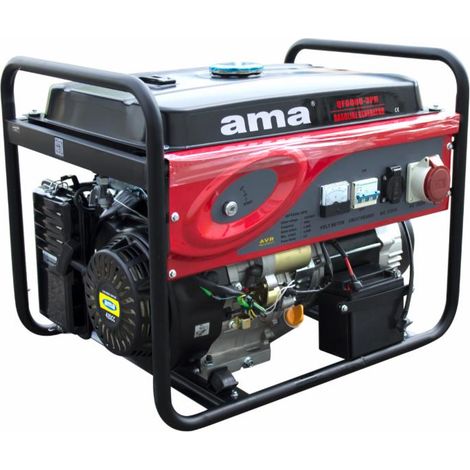 Generatore a benzina Ama trifase con AVR da 420cc 6,5kW