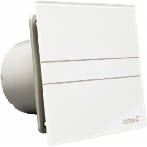 Cata E-100 G Aeratore con estrattore d'aria a flusso singolo, funzione standard, piastra frontale in vetro bianco (00900000) (1/10)
