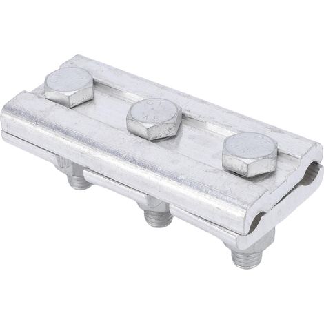 Pince à rainure parallèle 3 boulons en alliage d'aluminium extrudé, fil de forme spéciale pour fils de 70 à 95 mm² (1/5)