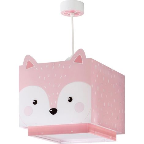 Lampadario sospensione Piccola Volpe Rosa (1/6)