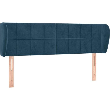 Maison Exclusive - Cabecero de terciopelo azul oscuro 147x23x78/8 (1/5)