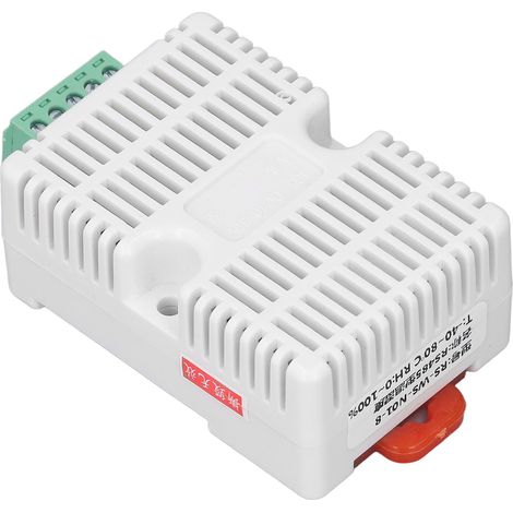 Module capteur de température et d'humidité, communication RS485, montage sur rail 35 mm, transmetteur de température et d'humidité, 10-30 V CC (1/5)