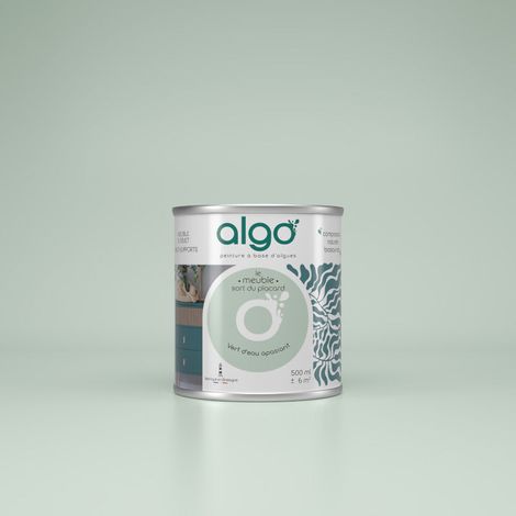 Peinture pour Meuble - Vert d'eau apaisant - 0.5L / Mat