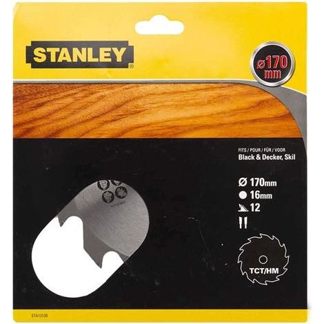 Lama widia per legno per seghe circolari - Specifiche: Ø mm 170 foro 16 denti 12 (STA13120)