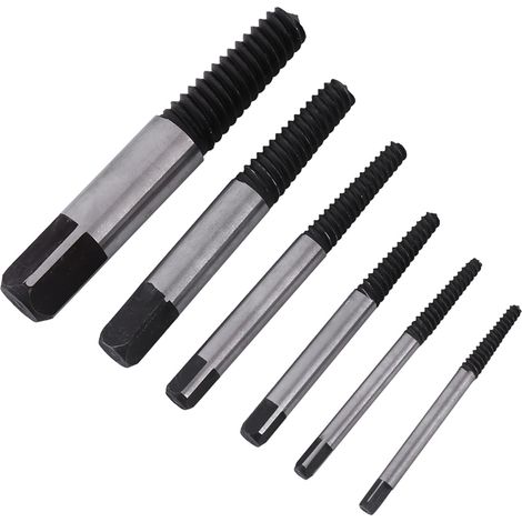 Lot de 12 extracteurs de vis et goujons cassés, jeu d'outils avec forets, démonte-boulons pratique (1/5)