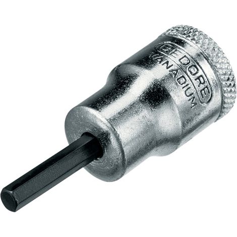 Steckschlüsseleinsatz IN 30 3/8 Zoll Innen-6-kant SW 4mm L.47mm (1/5)
