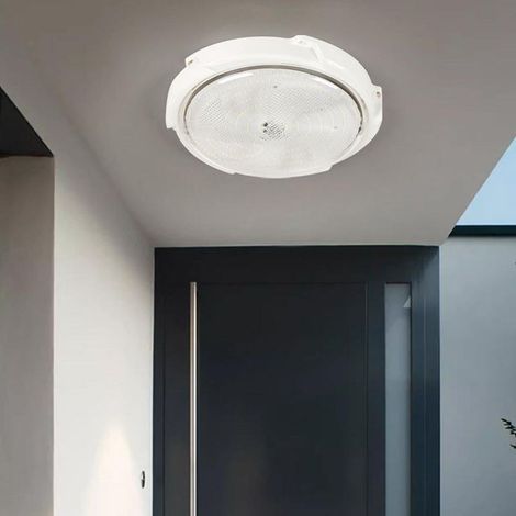 Plafonnier solaire LED pour jardin, garage, applique murale ou porche - 60 W (1/5)