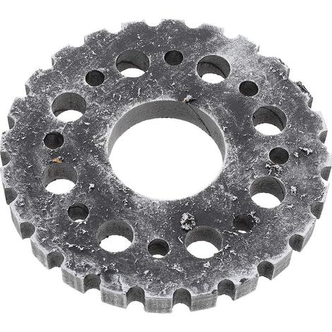 Décoration Murale en Bois Style Industriel Design Creux Compact, Sculpture Engrenage Rétro pour Salon ou Bureau (1/5)