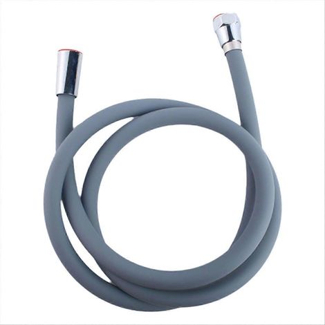 Rallonge anti-enroulement de tuyau de douche flexible en silicone de 2 m (1/5)