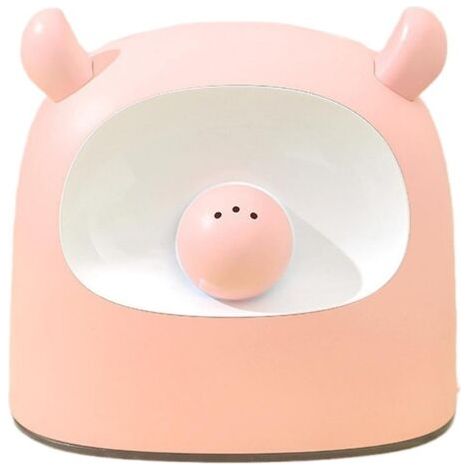 Umidificatore silenzioso da 500 ml, rosa, per camera da letto, dal design compatto, ideale per neonati e piante. (1/5)
