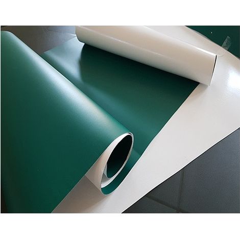 Bâche camion 720 microns - vert blanc - Long 11 m, Larg 17 m (1/4)