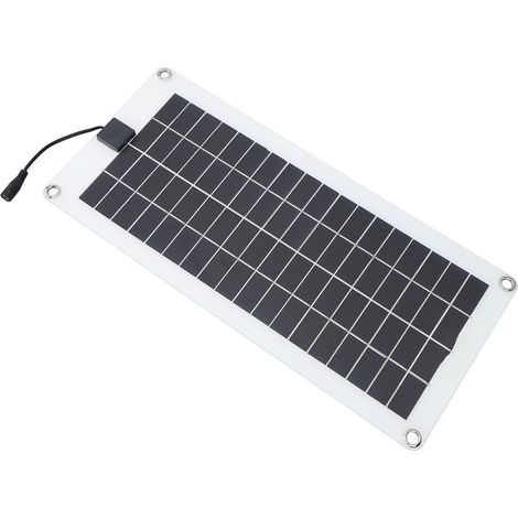 Kit panneau solaire 30 W 12 V polycristallin étanche avec clip batterie et allume-cigare (1/5)