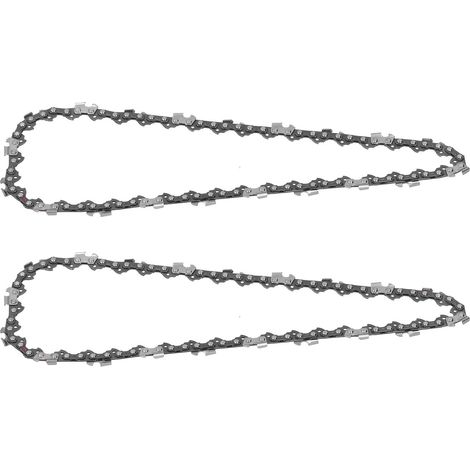 Kit de 2 chaînes de tronçonneuse 40 62DL en acier allié pour le travail du bois, 10 pouces, 40 maillons d'entraînement