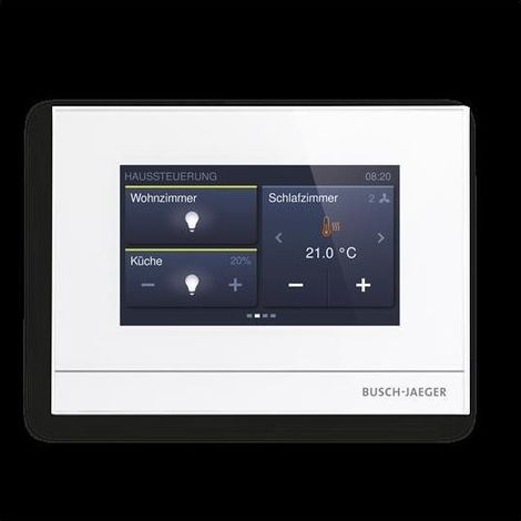 Busch Jaeger RoomTouch 4" RT/U12.86.11-811 1-12fach m.Busankoppler weiß