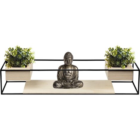 Étagère murale Trofast Etagères flexibles Bois et métal 60 x 12 x 12 cm