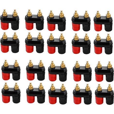20 Stück Bananenstecker-Buchsen für Lautsprecherverstärkeranschlüsse (1/5)