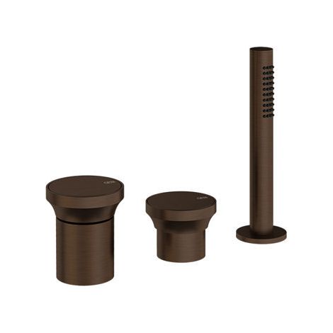 Gessi Origini robinetterie de baignoire à 3 trous, avec