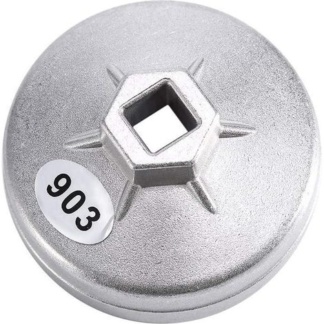 74mm 14 Flûte Clé à Douille Universelle en Alliage D'aluminium, Clé Filtre à Huile Multifonction Outil de Suppression de Douille de Clé (1/5)