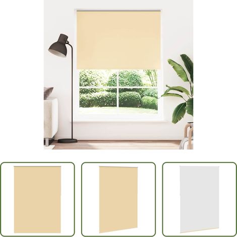 Lichtdurchlässigkeit - Verdunkelungsrollo 164,4 x 230 cm, Stoffbreite 160 cm, Beige (1/5)