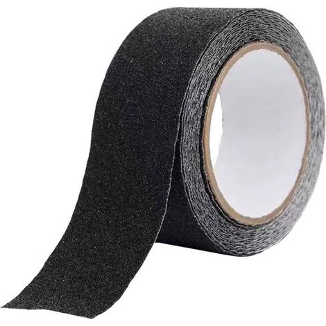 Nastro adesivo antiscivolo, nastro autoadesivo, strisce antiscivolo, nastro adesivo, adesivo, impermeabile, per uso interno ed esterno, nastro antiscivolo (1/5)