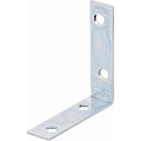 Équerre de fixation galvanisée Sendzimir 60 x 60 x 16 mm – Set de 100 pièces – Résistance accrue pour applications exigeantes – Alberts